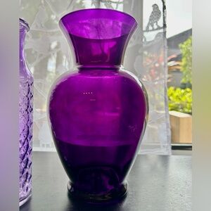 Purple Vase 9”